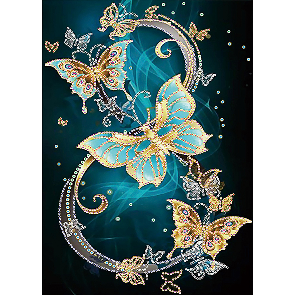 

Butterfly-Special Shape Diamond Painting-30*40CM, 501 Original