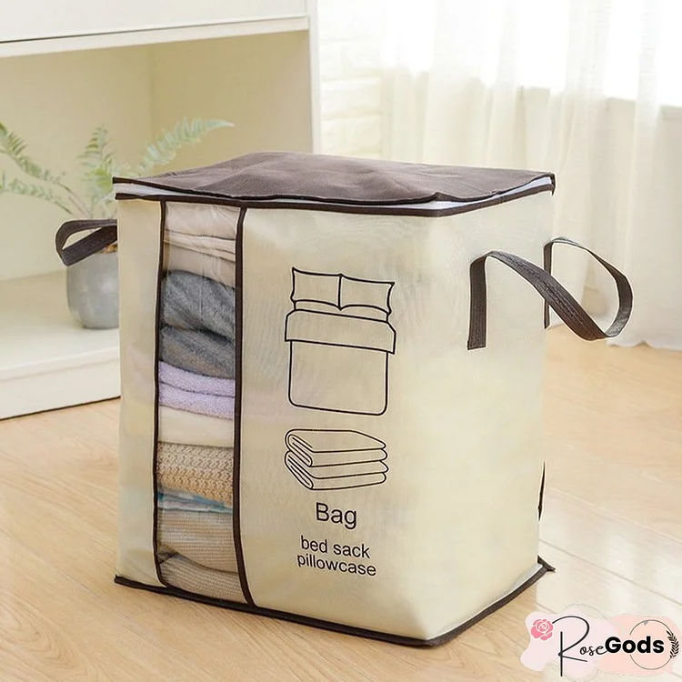 Thick Non-Woven Double Ear Portable Quilt Clothing Finishing Storage Bag