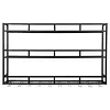 [US Local Warehouse] Bar Liquor Bottle Display Shelf Wall-Mounted Wine Storage Rack Home Glass Holder