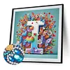 Butterfly Flower I 5D Partial Drill DIY Diamond Painting Kit 30*30cm