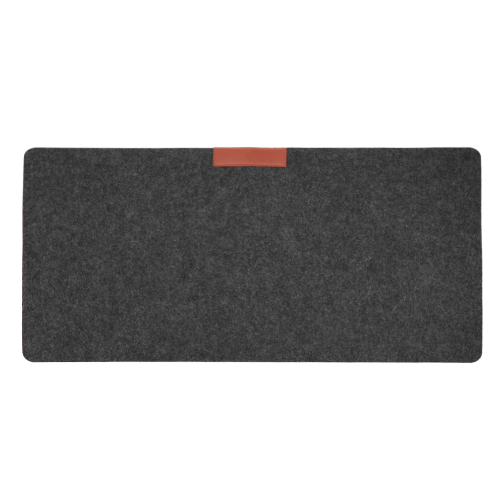 

Home Office Desk Table Mat Keyboard Felt Non-Woven Laptop Cushion Mousepad, Grey, 501 Original