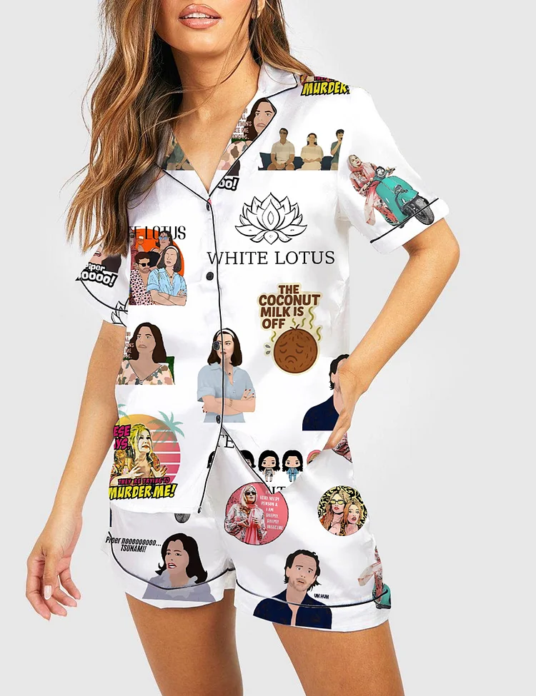 Women's The White Lotus Pajama Set