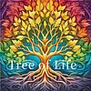3PCS Tree Coloring Book Set Mindfulness Art Books for Adults 