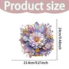 2D Flat DIY Hanging Diamond Art Kits DIY Home Decor Hanging Charm (Wreath)