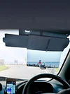 Polarized Sun Visor with Zipper Slider Car Sun Visor Extension for Safe Driving