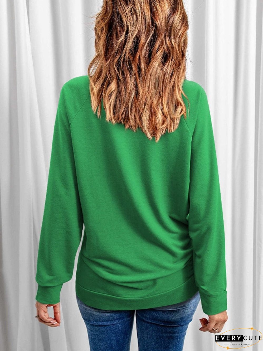 Lucky Clover LOVE Graphic Sweatshirt