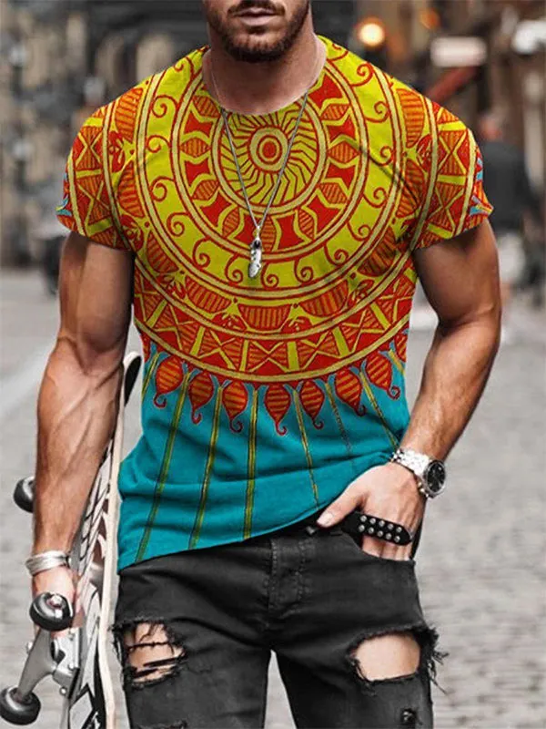 Altar Printed Round Neck Loose T-shirt
