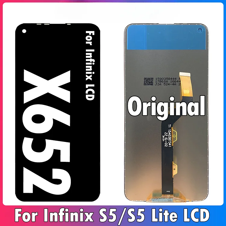 6.6" Original For Infinix S5 Lite X652B X652C LCD Display Screen Assembly Digitizer Replacement For infinix S5 X652 LCD
