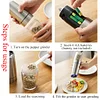  Electric Gravity Pepper Grinder Automatic Salt and Pepper Mill Grinder Adjustable Coarseness Battery Powered Blue Led Light One Hand Operation