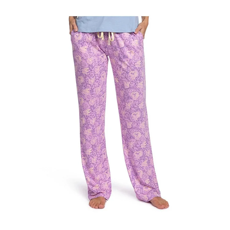 Pikachu & Mew Admiration Pink Lounge Pants - Women