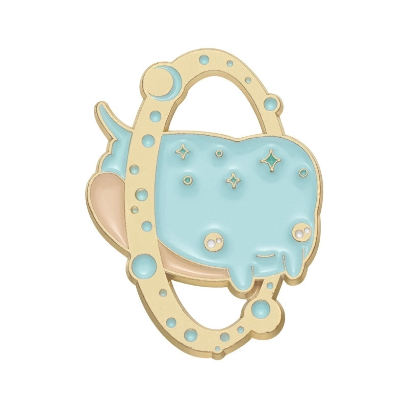 Cartoon Style Snake Shark Alloy Stoving Varnish Plating Unisex Brooches