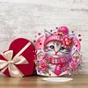 DIY Rose Cat Acrylic Special Shape Diamond Painting Desktop Ornaments