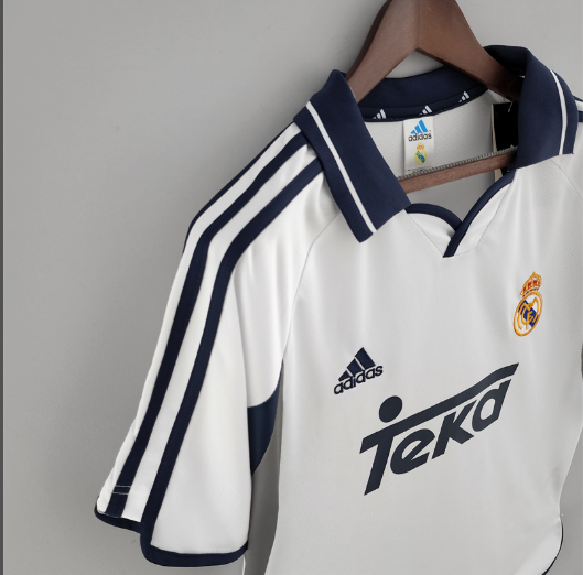 Retro 2000/2001 Real Madrid Home Football Shirt Thai Quality