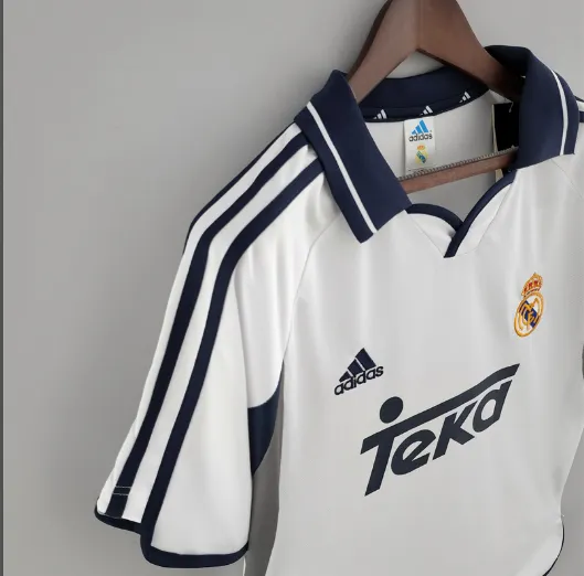 Retro 2000/2001 Real Madrid Home Football Shirt Thai Quality
