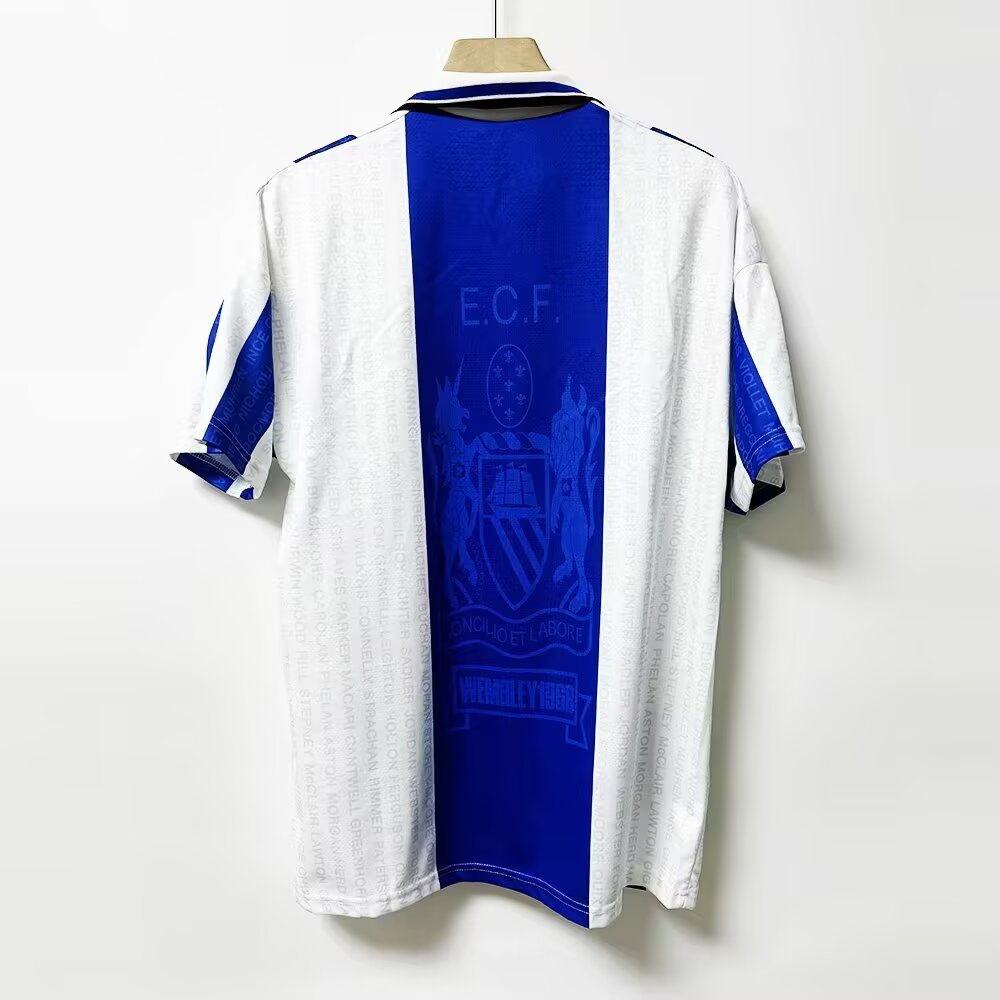 Retro 1995-1996 Manchester United Third Away Football T-Shirt Thai Quality