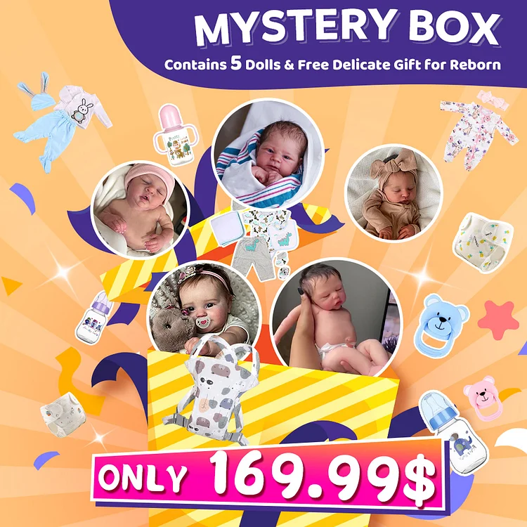【✈️Fast Delivery in 3-7 Day】12-22 Inches Reborn Toddlers or Newborns Doll Mystery Box As Low As $49.99!!!!