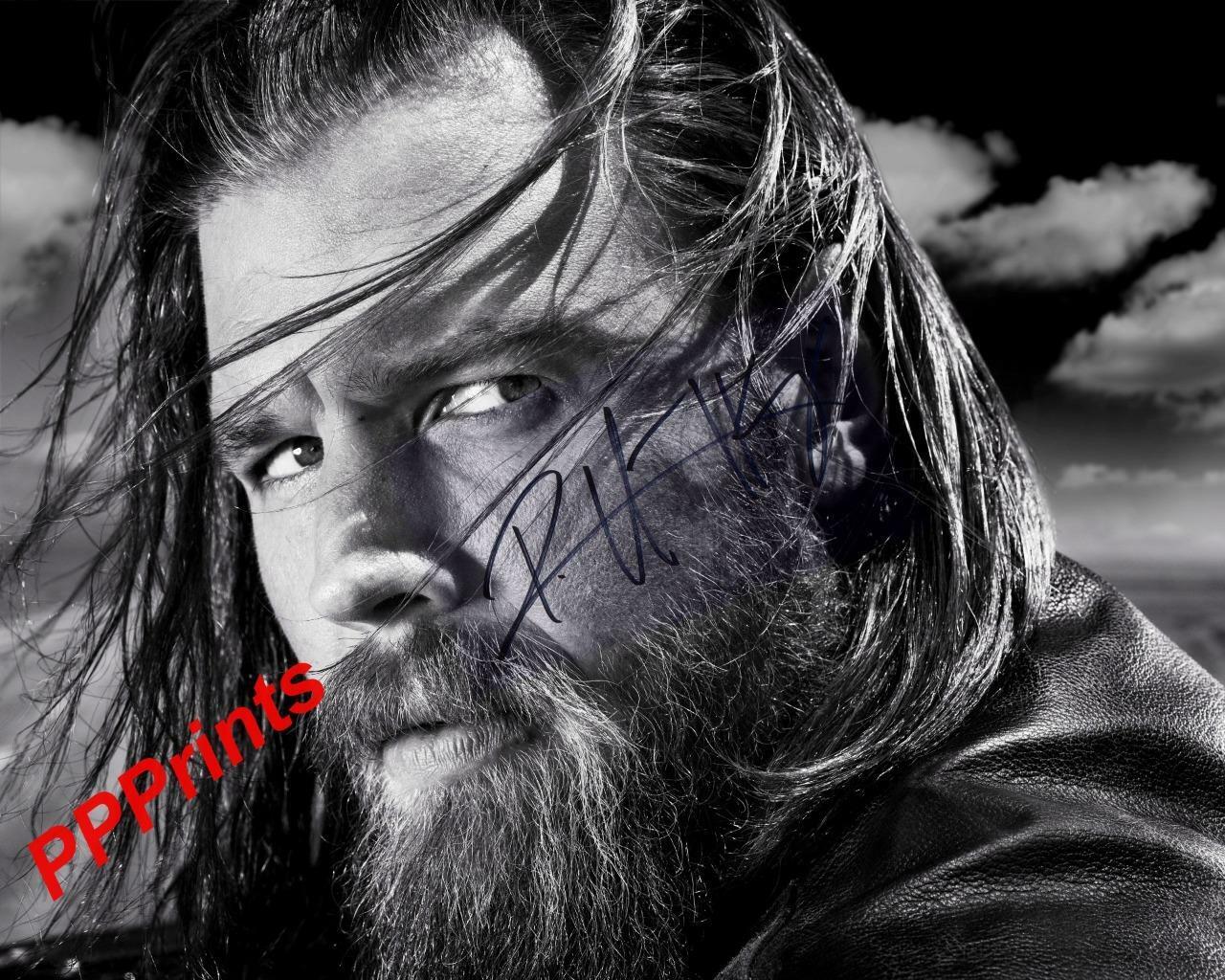 RYAN HURST SOA SONS OF ANARCHY OPIE SIGNED AUTOGRAPHED 10X8 REPRO Photo Poster painting PRINT