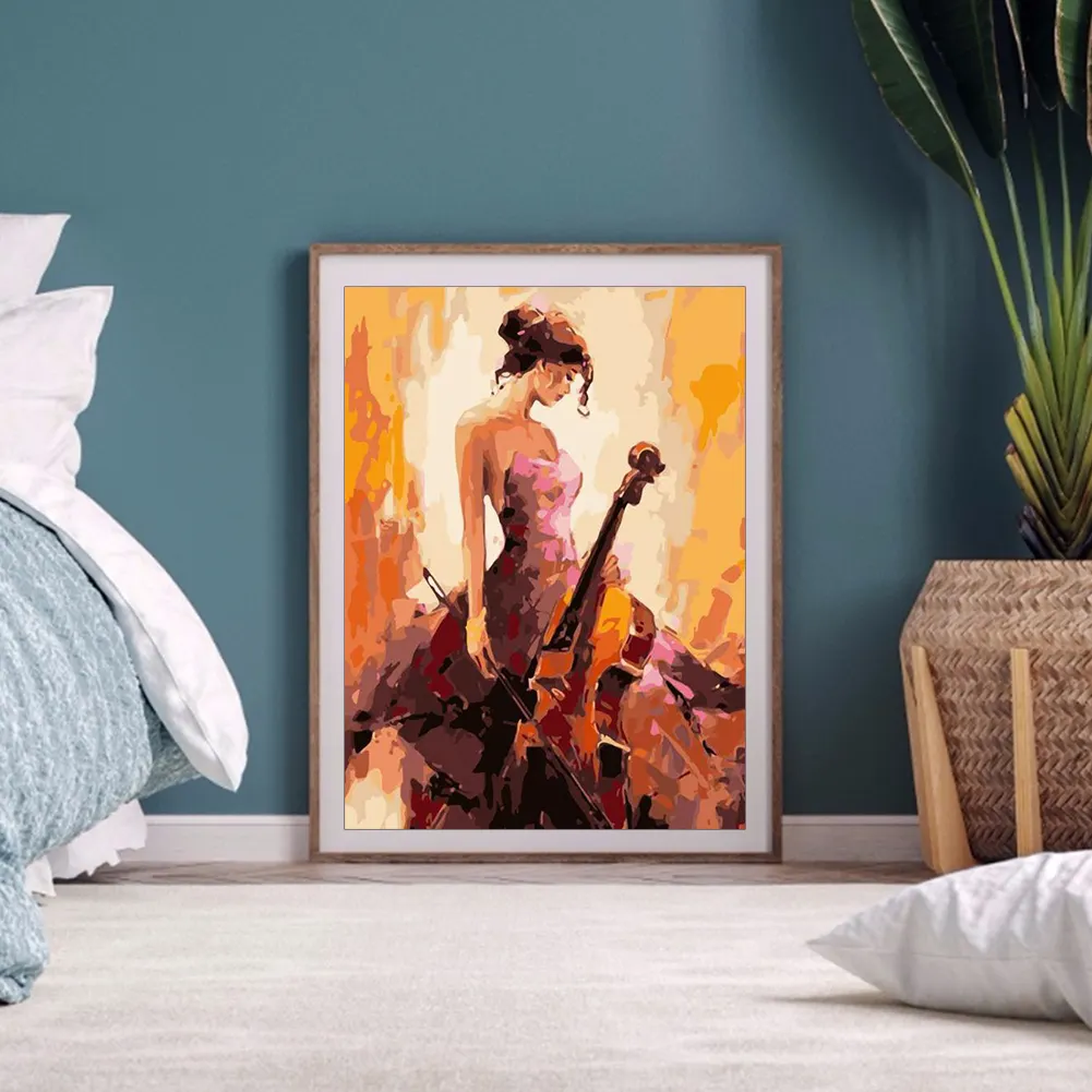 DIY Paint By Number 40*50cm - Violin Girl