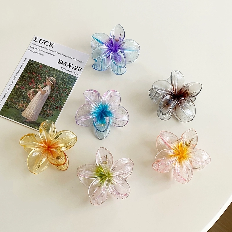 Women’s Sweet Minimalist Flower Plastic Hair Claws