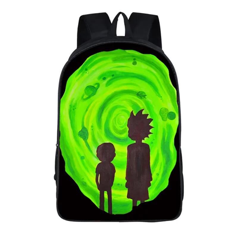 Mayoulove Anime Rick And Morty #1 Cosplay Backpack School Notebook Bag-Mayoulove