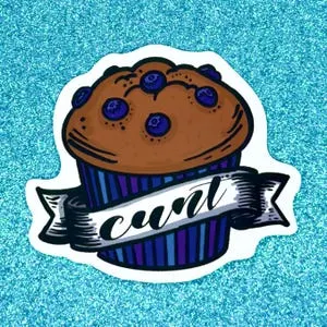 pornhint Pornhint Cunt Muffin Sticker NSFW
