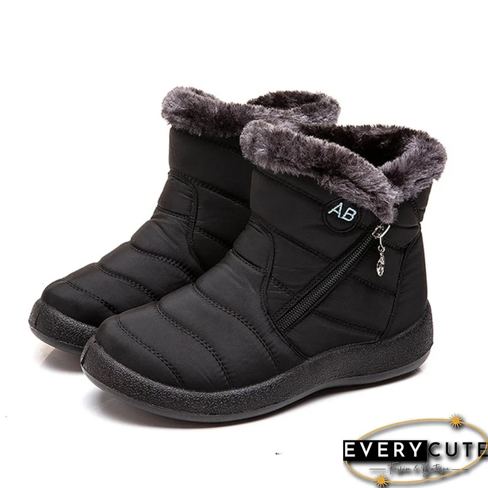 Women's Warm Waterproof Snow Boots Winter Non-slip Short Boots
