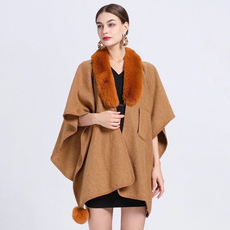 Women’s Minimalist Commute Solid Color Acrylic Fiber/artificial Wool Patchwork Shawl