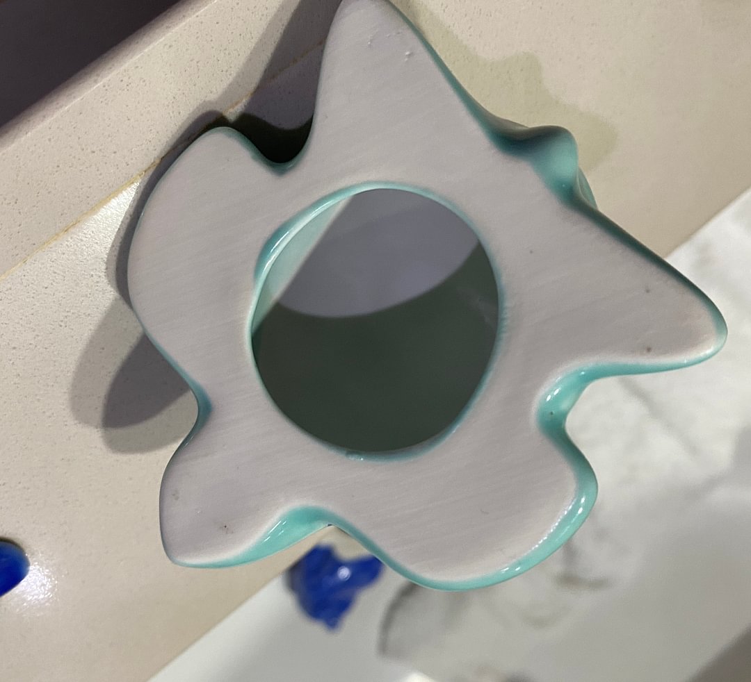  2 Sea Turtle Porcelain Toilet Bolt Covers