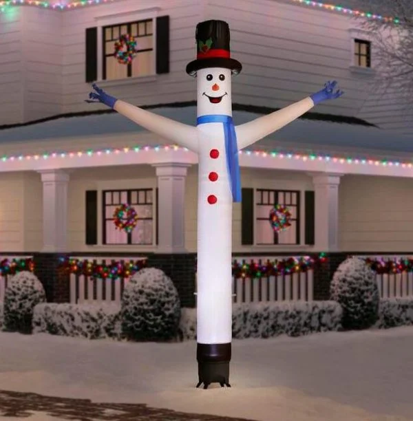 🔥kukelife🔥Christmas-12 ft animated inflatable jolly jiggler snowman
