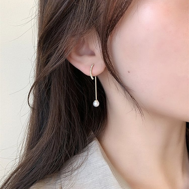 As Picture Elegant Alloy Earrings