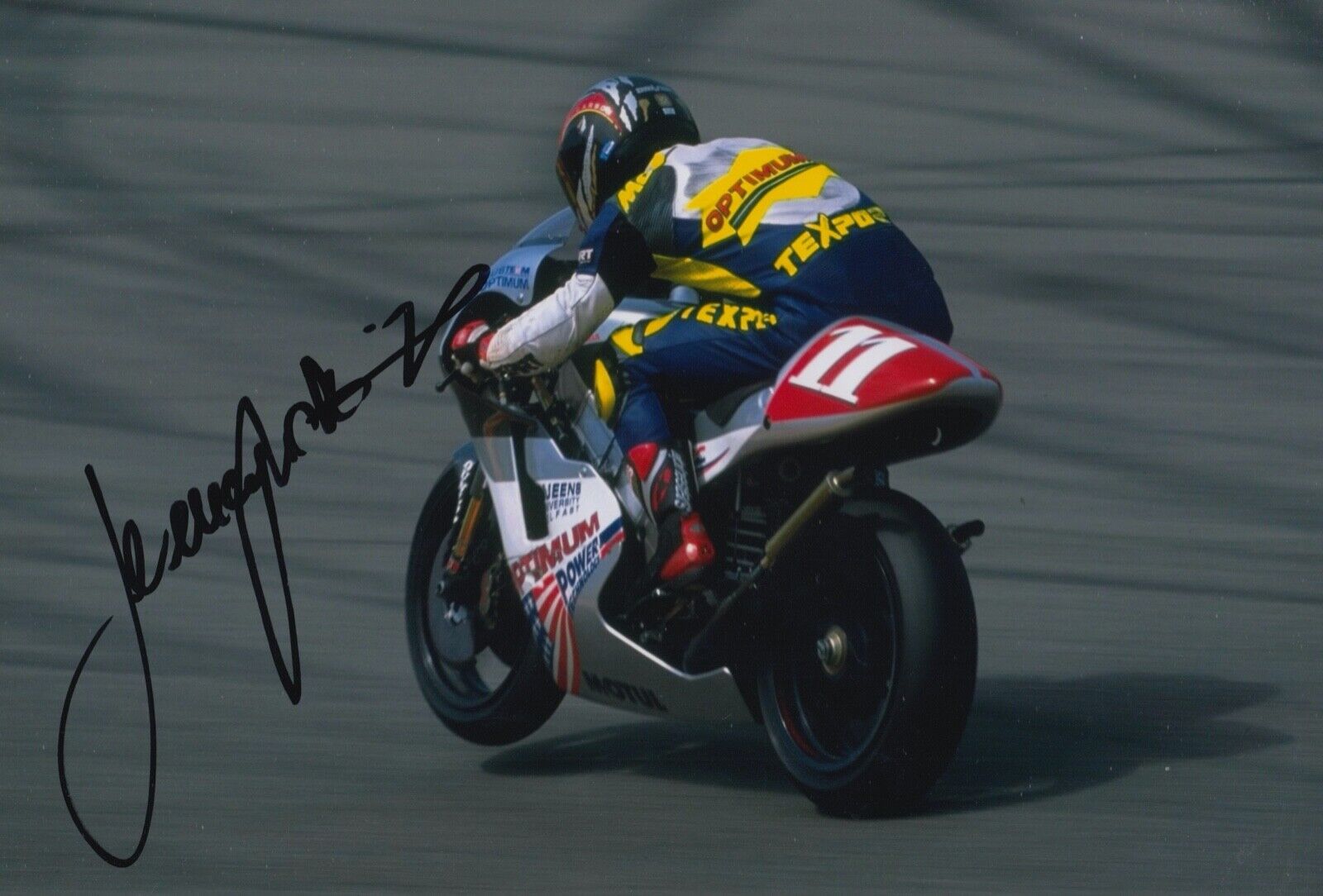 JEREMY MCWILLIAMS HAND SIGNED 12X8 Photo Poster painting MOTOGP AUTOGRAPH 2