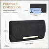 Damen Elegant Spitze Clutches, Abendtasche Party Hochzeit Handtaschen,Glitzer Umschlag Tasche Bag, Klein Hochzeit Umhängetasche Mädchen