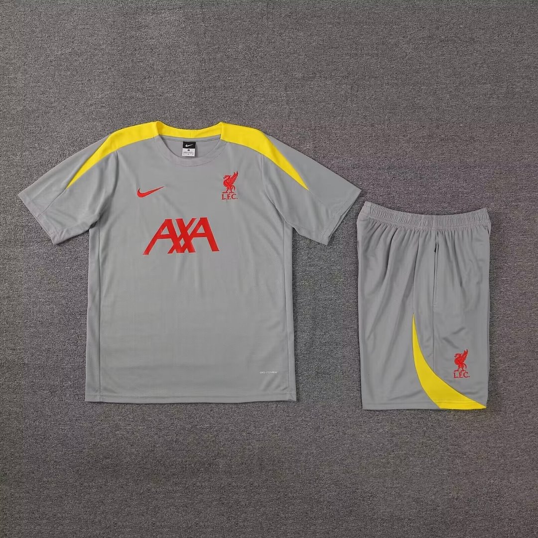 24/25 Liverpool Training Kit Grey Football shirt Thai Quality