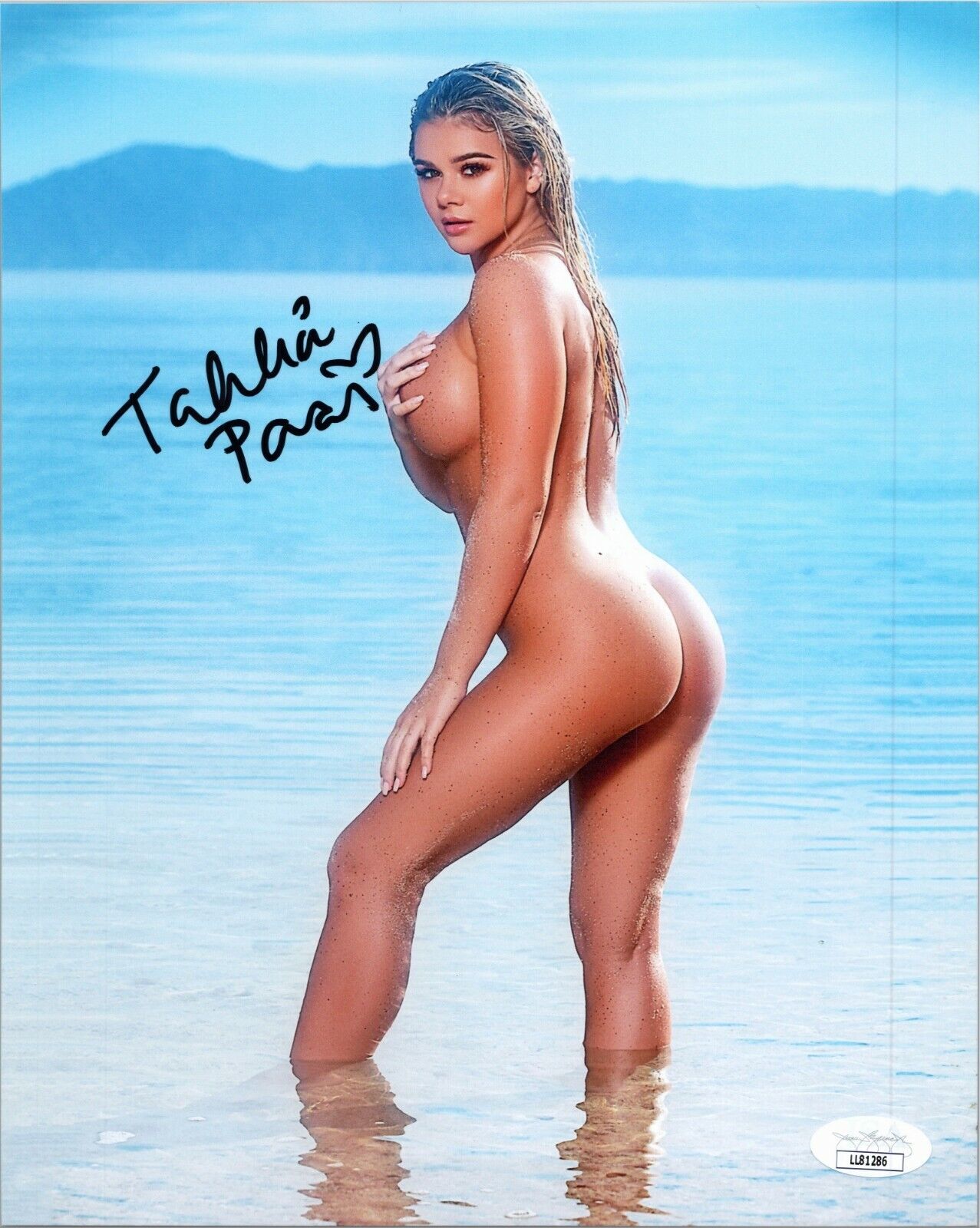 TAHLIA PARIS Authentic Hand-Signed SEXY Playboy Cybergirl