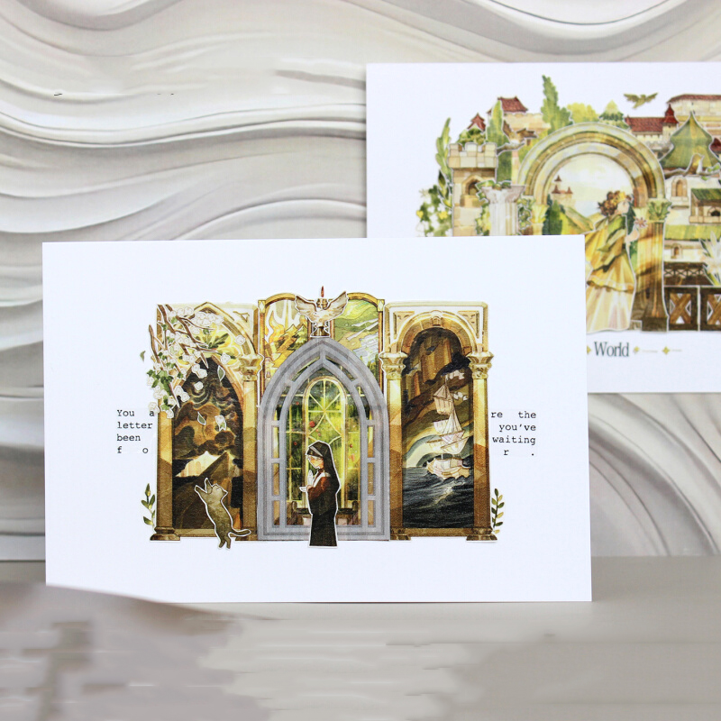 PET 테이프 - 70mm*10m 빈티지 캐릭터 천사 창문용