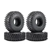 AMK 4pcs RC Tires 2.2inch RC Rubber Tyre Set Wheel Tires for 1/10 RC Crawler TRX4 Axial SCX10 III AXI03007 D90 TF2 MST Tamiya Redcat Gen 8 Gen 7 Tires