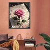 La Rose-Peinture Diamant Ronde Compl&egrave;te-40*50CM