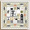 (Counted/Stamped) 14CT Halloween-Cross Stitch 28*28cm/11.02*11.02in(Brand)