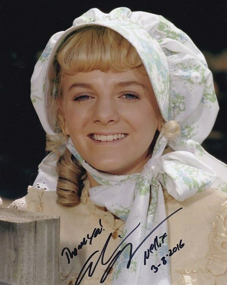 Alison arngrim signed autographed little house on the prairie nellie 8x10 Photo Poster painting