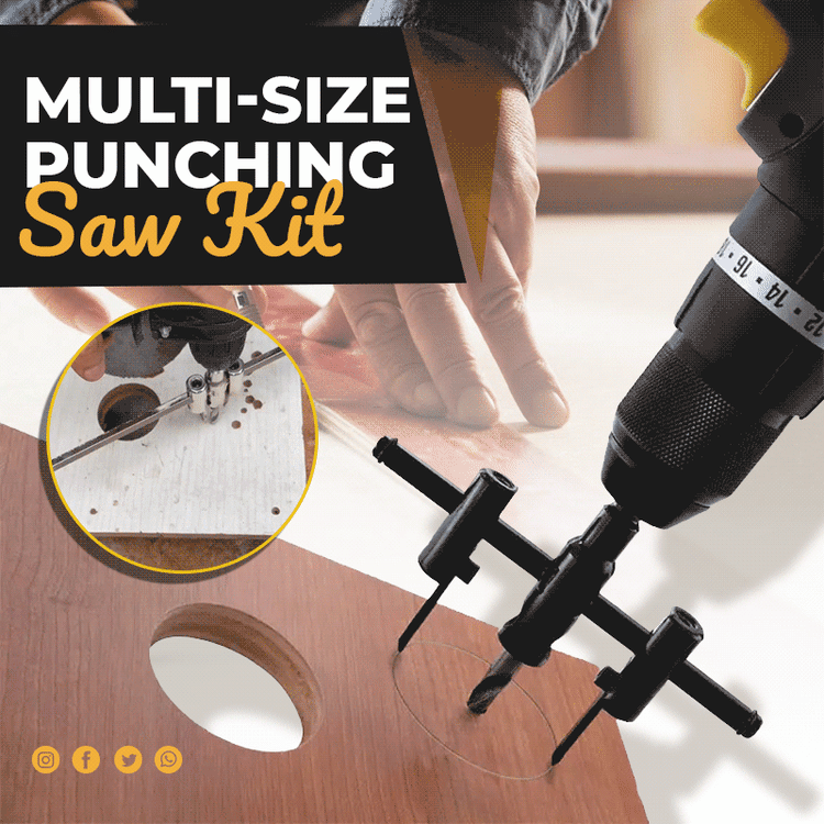 Multi-Size Punching Saw Kit