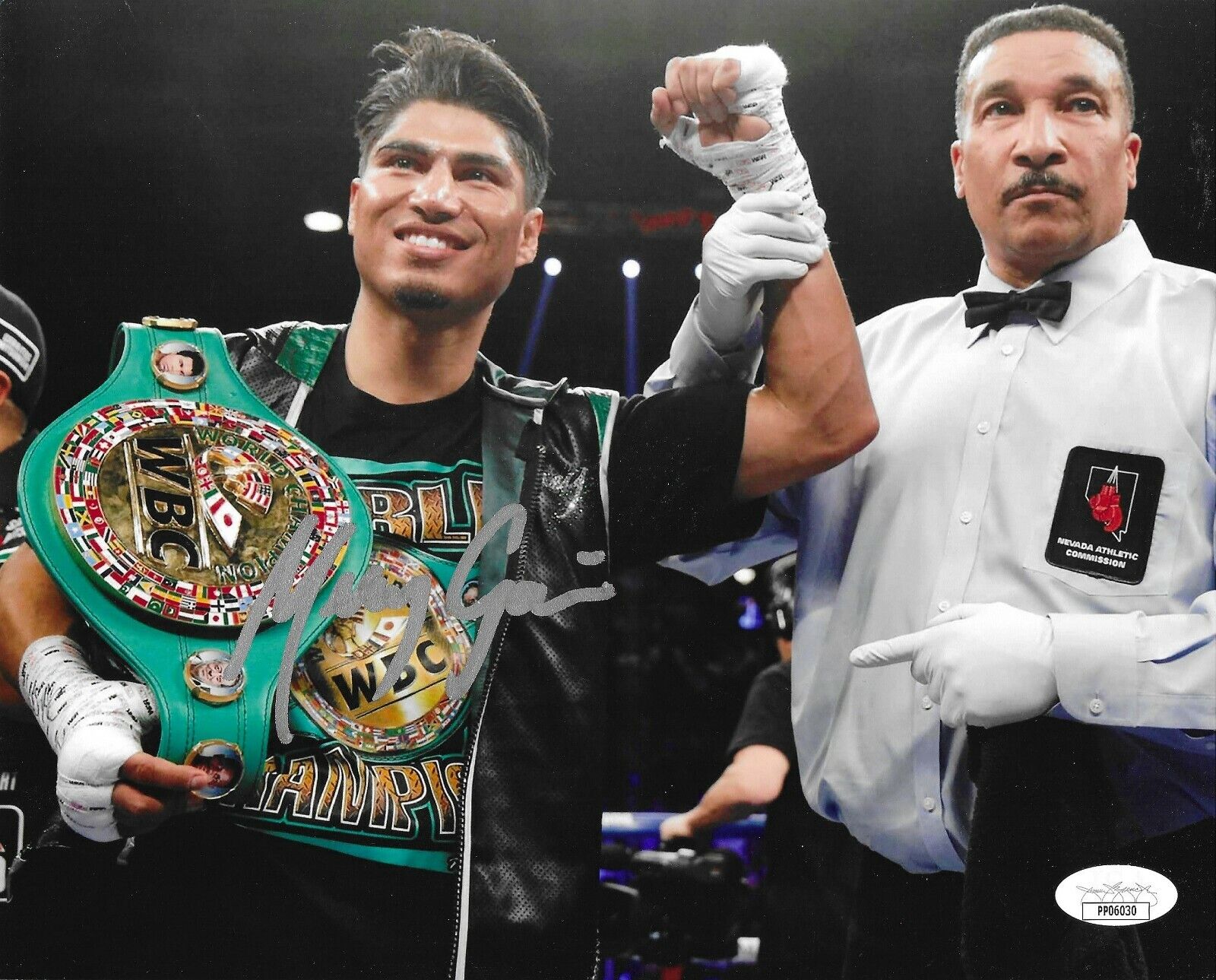 Mikey Garcia Autographed 8x10 Photo Poster painting JSA COA WBC MMA Light Title Champion Signed