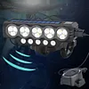 20LED Solar Bicycle Horn Light USB Rechargeable Power Display Bicycle Headlight