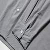 Summer Lapel Solid Color Short Sleeve Men's Linen Blouse by Inlyline