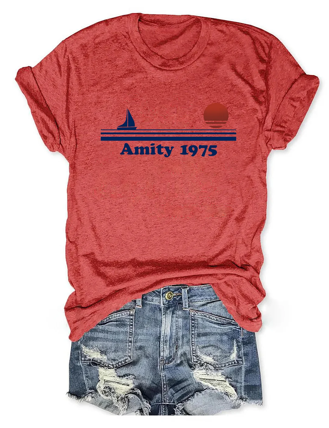Jaws Amity 1975 T-shirt