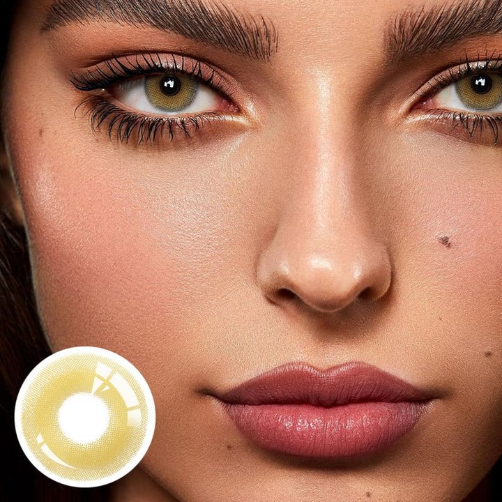 Pixie Brown Colored Contact Lenses Yearly