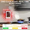 5-in-1 Portable Carbon Monoxide Detector Plug in Wall CO Detector with Temperature & Humidity Display for Home Bedroom Kitchen RV