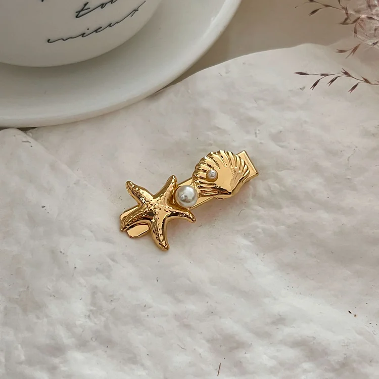 Sea Shell Hair Clip