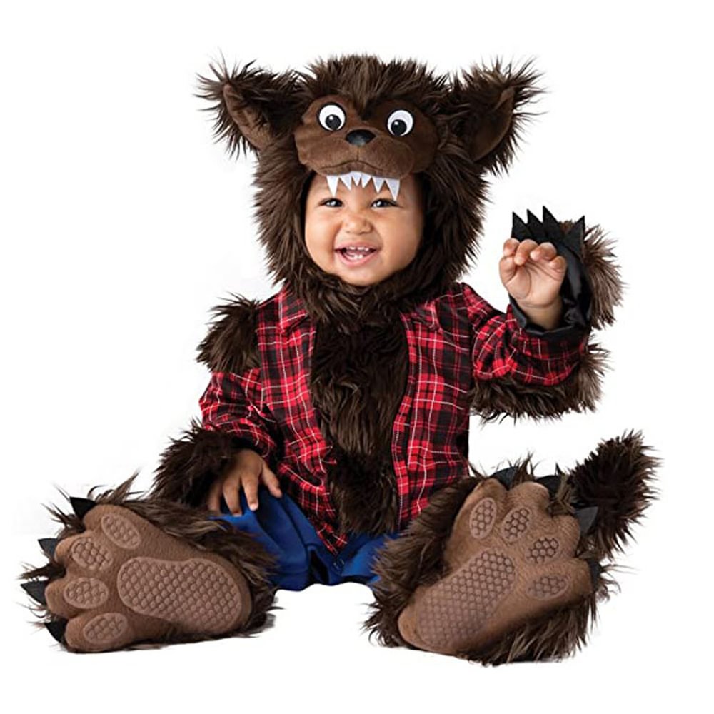 Infant Baby Big bad wolf Romper Kigurumi Toddler Anime Costume-Pajamasbuy