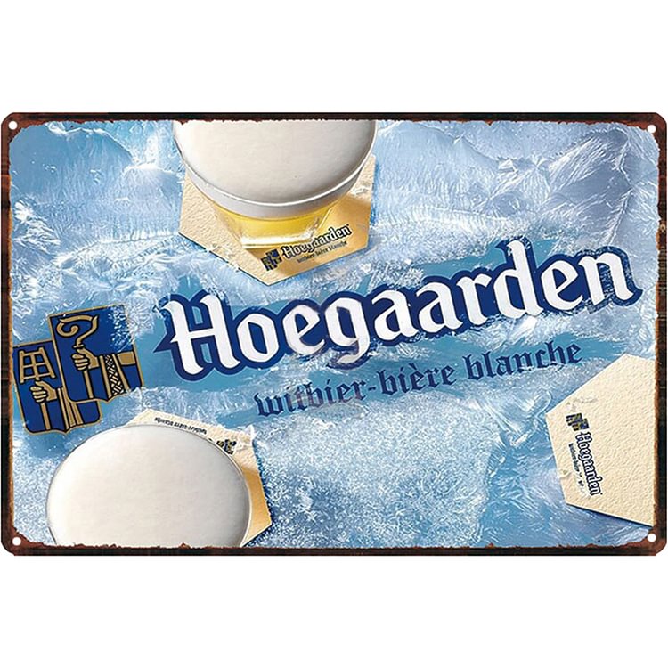 【20*30cm/30*40cm】Hoegaarden Beer - Vintage Tin Signs/Wooden Signs