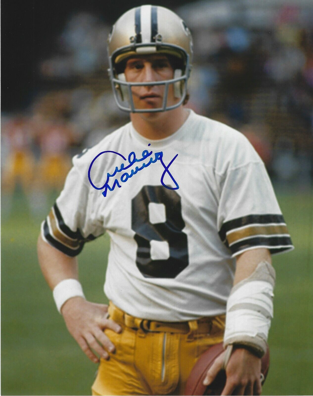 Autographed ARCHIE MANNING New Orleans Saints 8x10 Photo Poster painting w/ COA